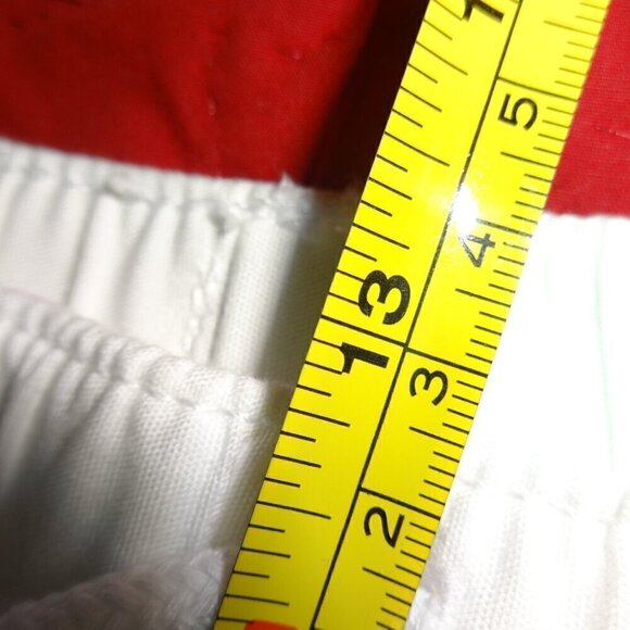 H&M women's white shorts M new with tags 100% cotton elastic & tie waist reg fit - Picture 10 of 12